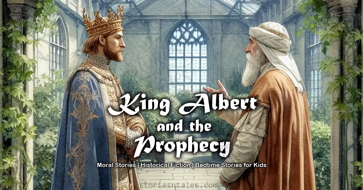 storiesntales.com - bedtime stories for kids - historical fiction - moral stories - king albert and the prophecy