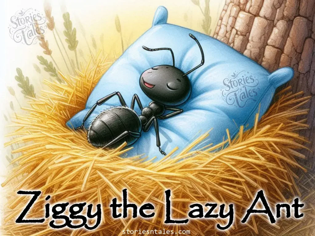 5 Animal Stories for Kids - Ziggy the Lazy Ant - storiesntales.com