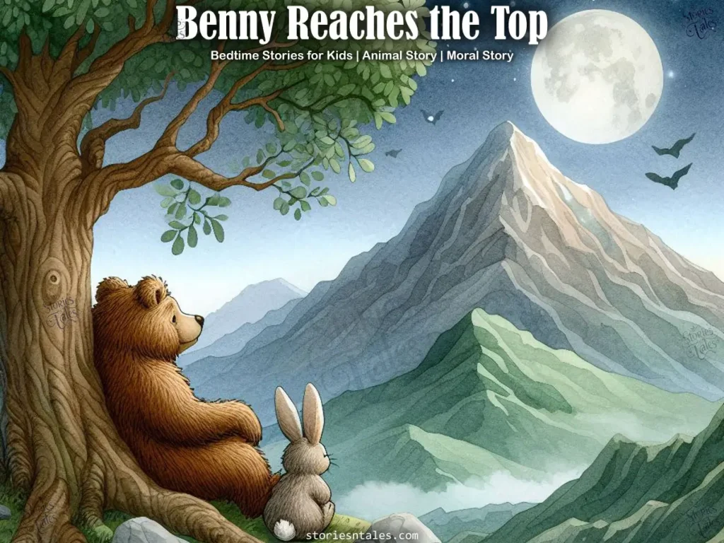 Bedtime Stories for Kids - Benny Reaches the Top - storiesntales.com