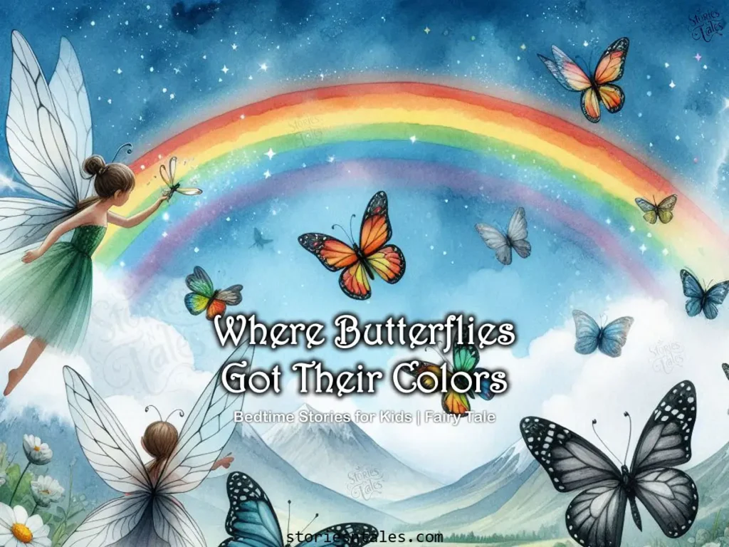 Bedtime Stories for Kids - Where Butterflies Got Their Colors - storiesntales.com